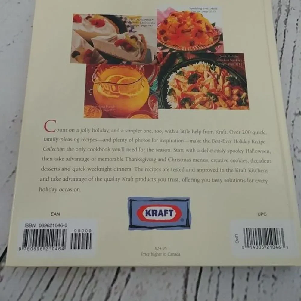 Vintage Kraft Holiday Cookbook 1999‎